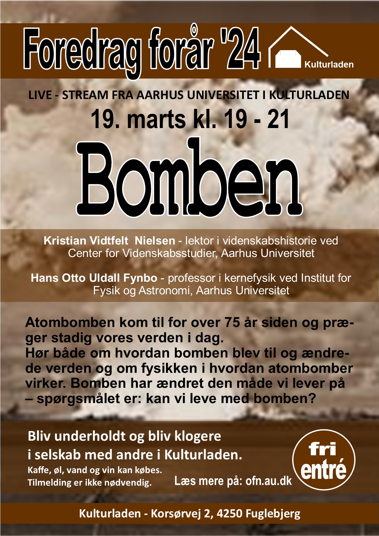 Foredragsrække Bomben