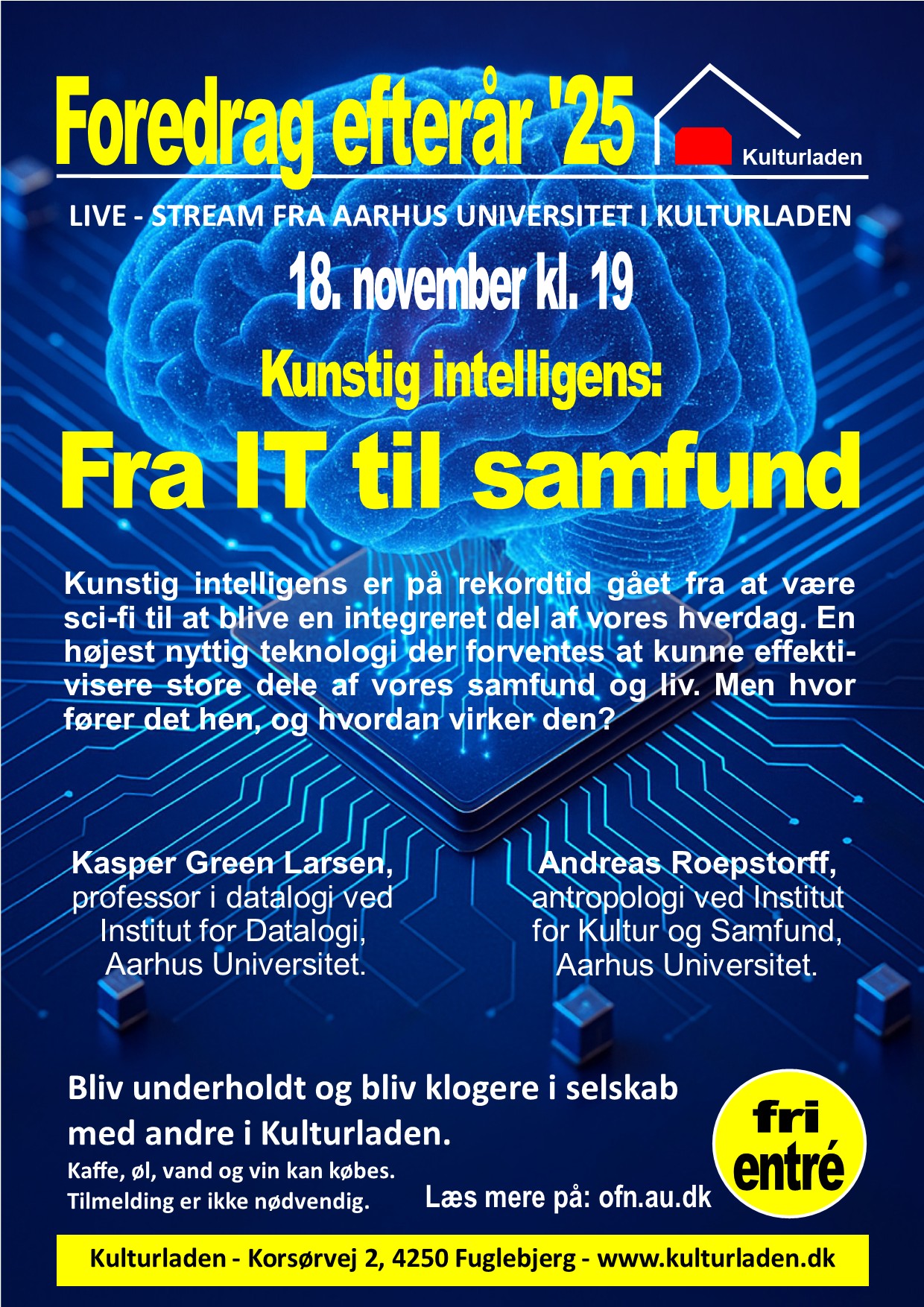 Foredragsrække Kunstig intelligens