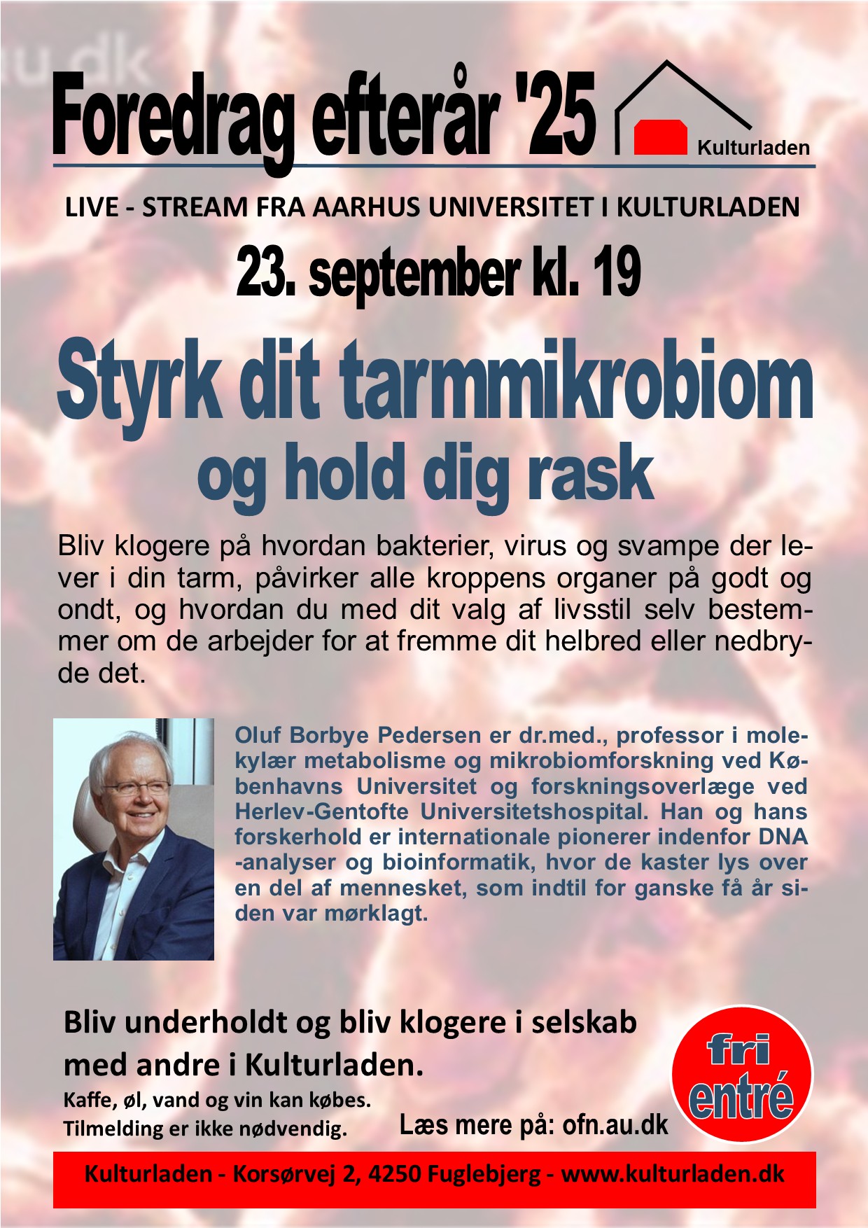 Foredragsrække Tarmmikrobiom