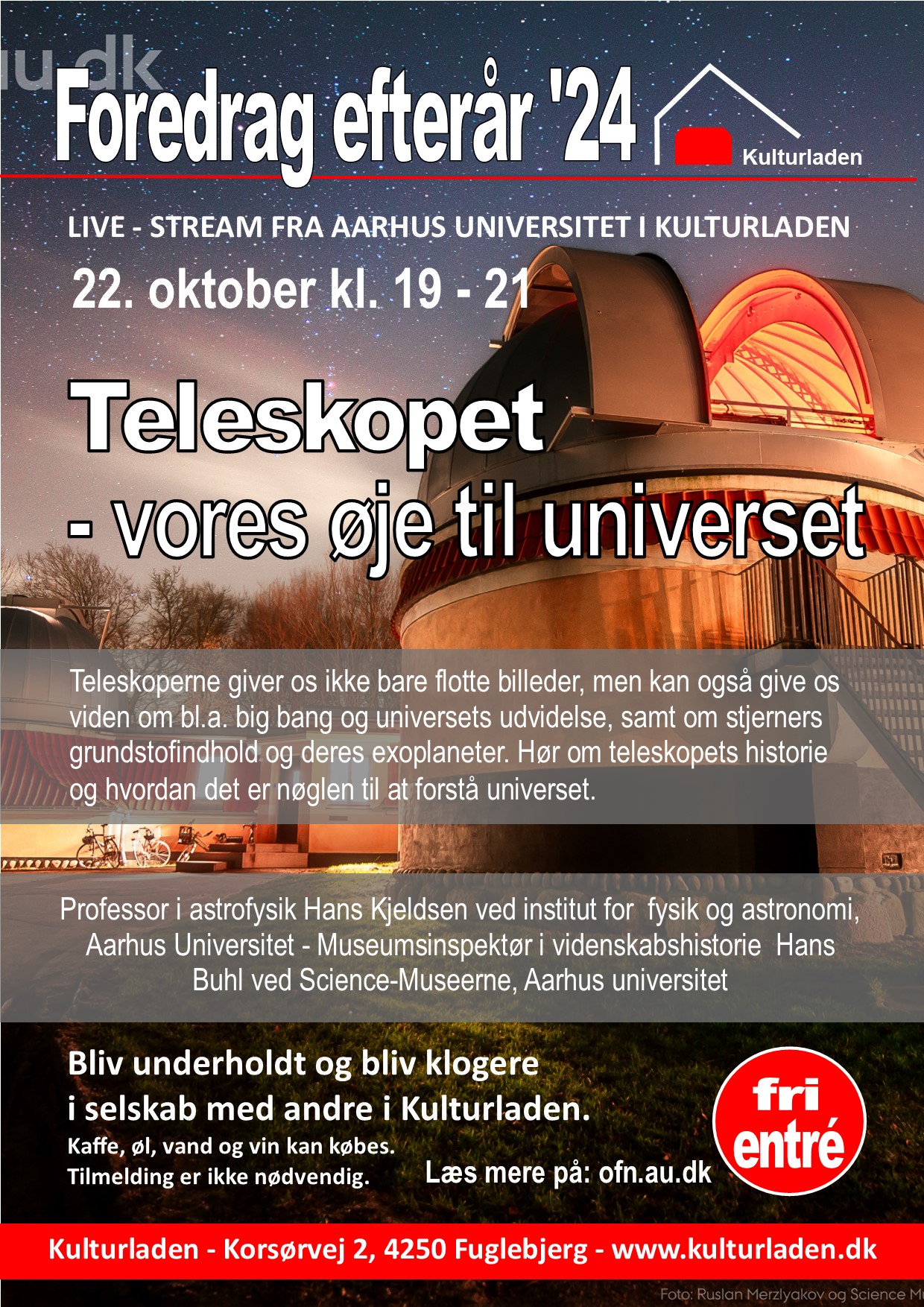 Foredragsrække Teleskobet