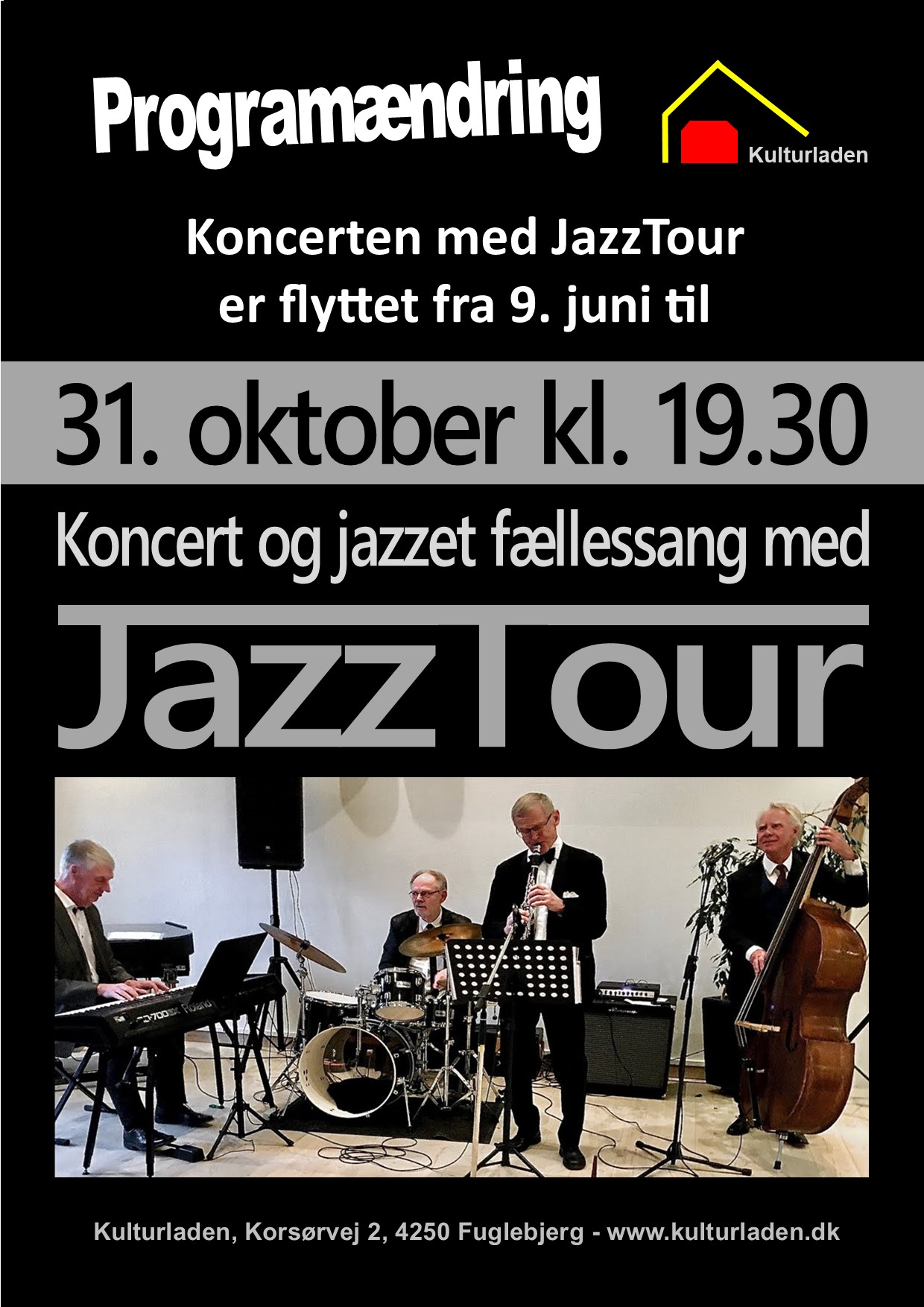 JazzTour datoændring mailliste