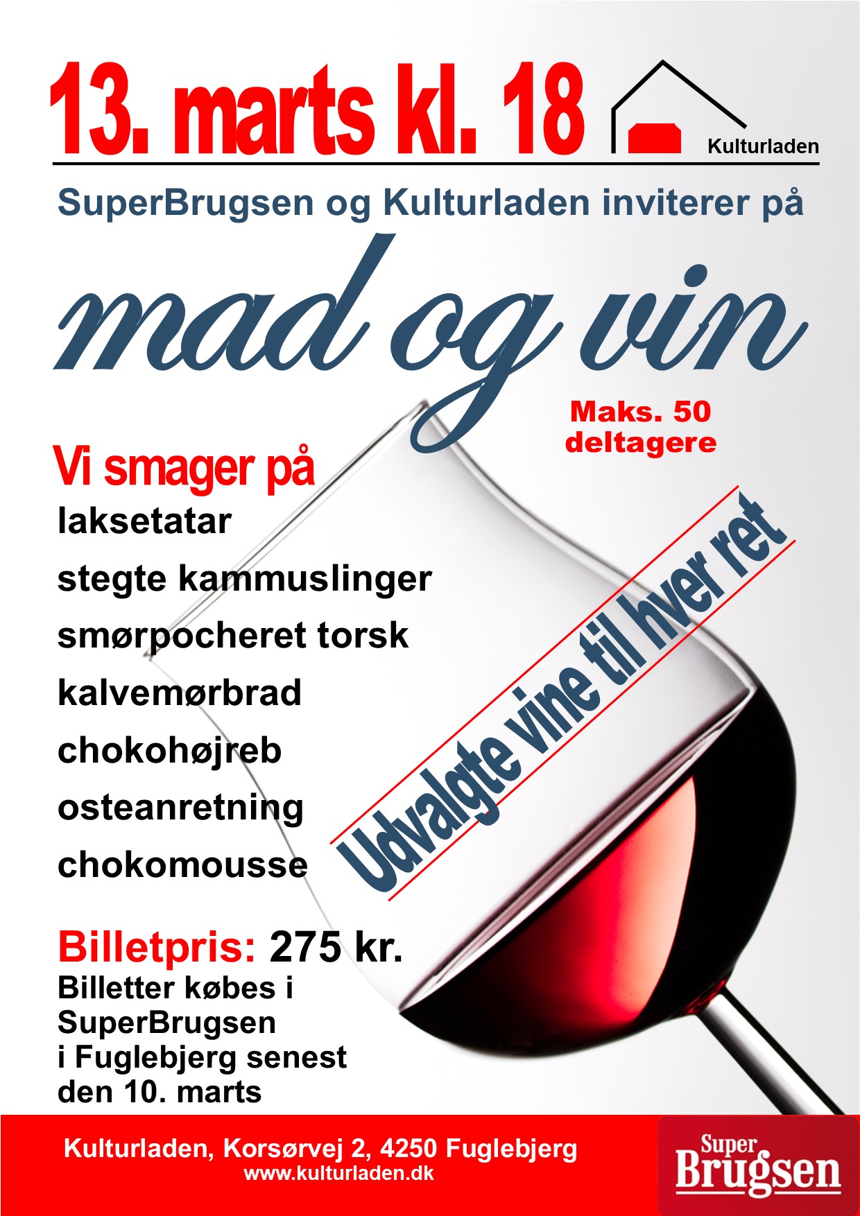 Vinsmagning marts plaka 2t