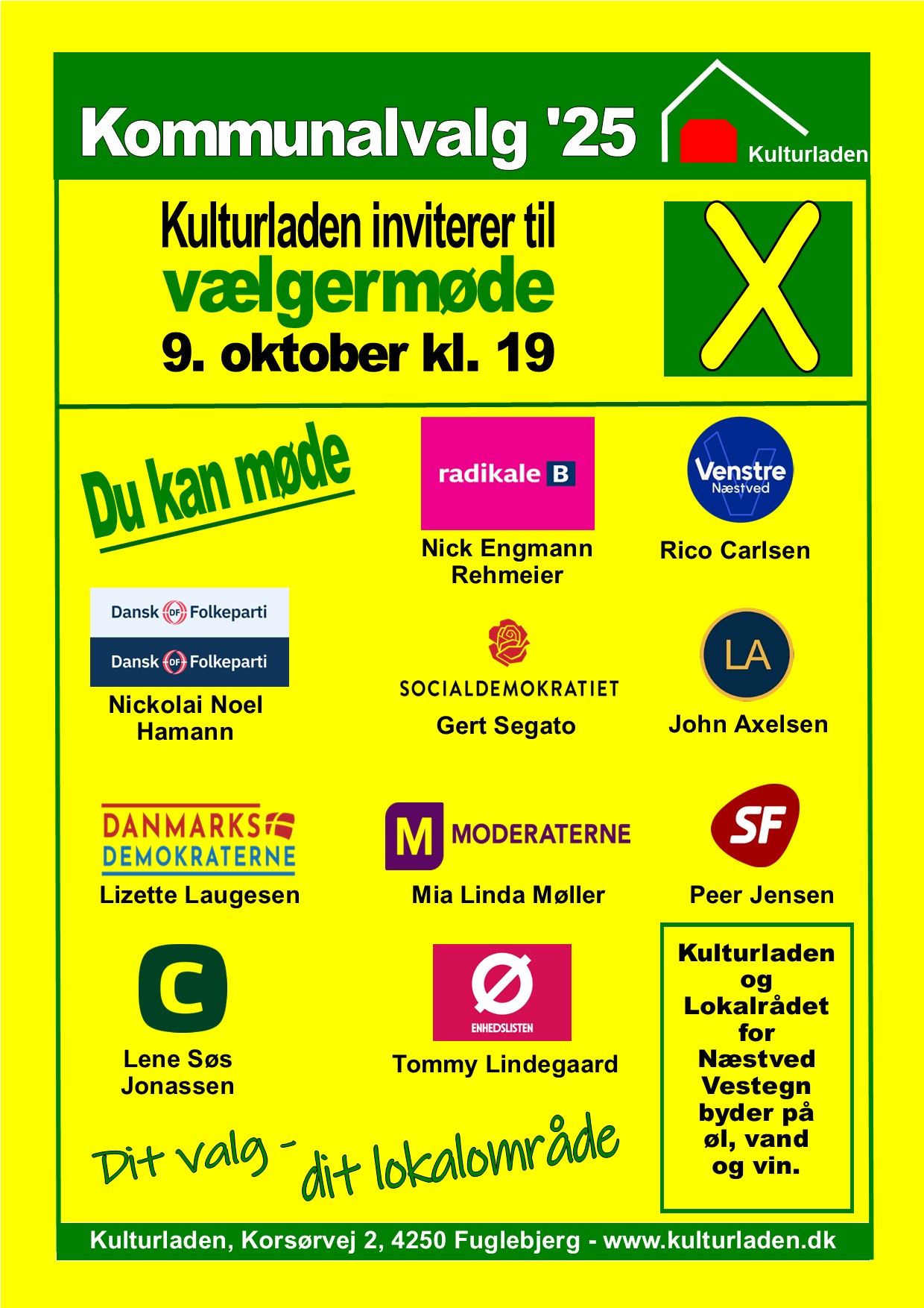 Vælgermøde plakat FB